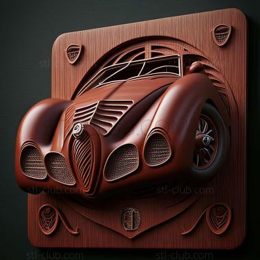 3D модель Alfa Romeo Tipo 312 (STL)